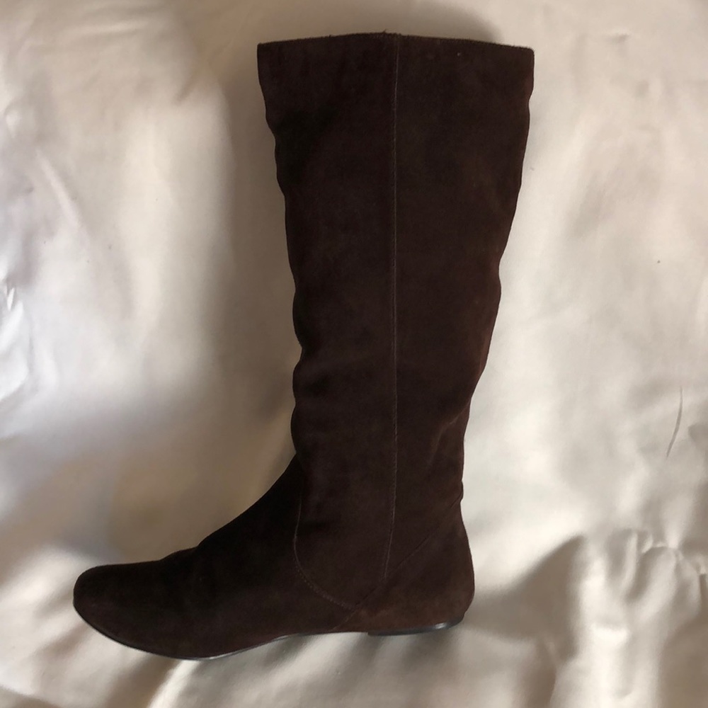 Sold: Steve Madden slouchy suede boots